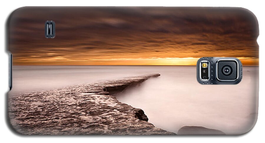 Beach Galaxy S5 Case featuring the photograph Golden by Jorge Maia