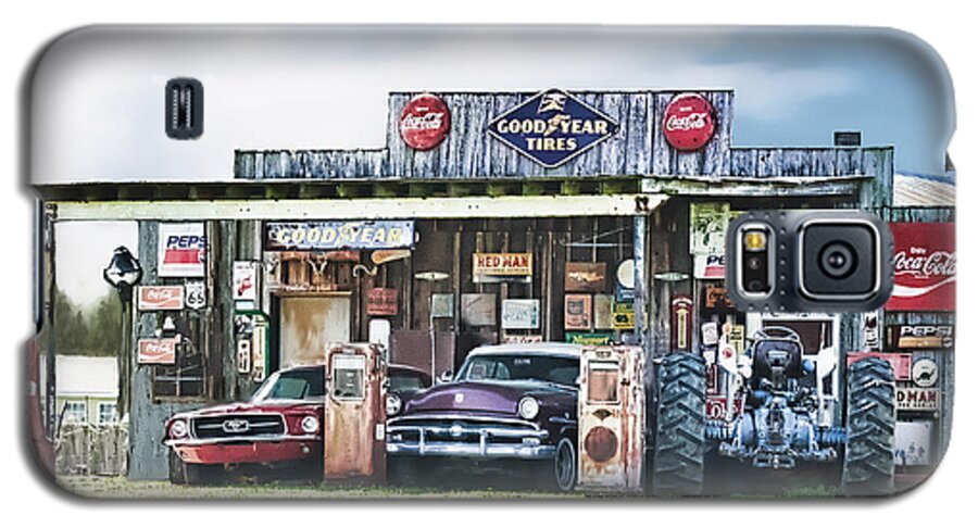 Old Store Building Galaxy S5 Case featuring the photograph Good Times not Forgotten by Bonnie Willis