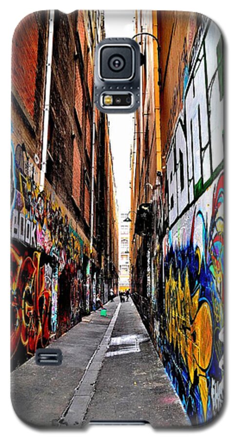 Street Galaxy S5 Case featuring the photograph Graffiti Alley - Melbourne - Australia by Jeremy Hall