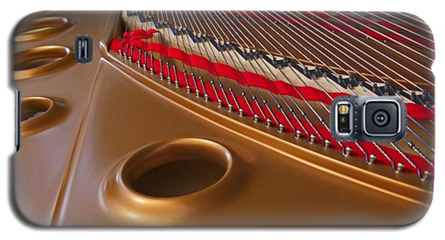 Piano Galaxy S5 Case featuring the photograph Grand Piano by Ann Horn
