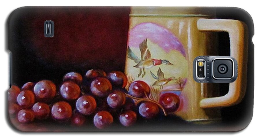 Still Life Galaxy S5 Case featuring the painting Grape expectations by Gene Gregory