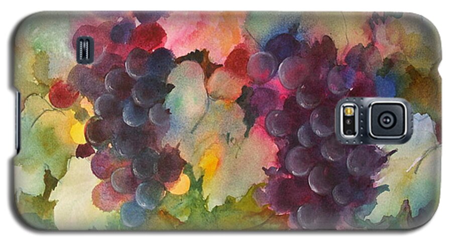Grapes Galaxy S5 Case featuring the painting Grapes in Light by Michelle Abrams