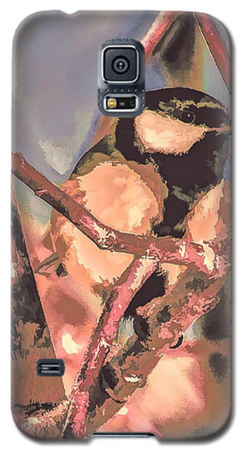 Bird Galaxy S5 Case featuring the photograph Great tit a Leif Sohlman by Leif Sohlman
