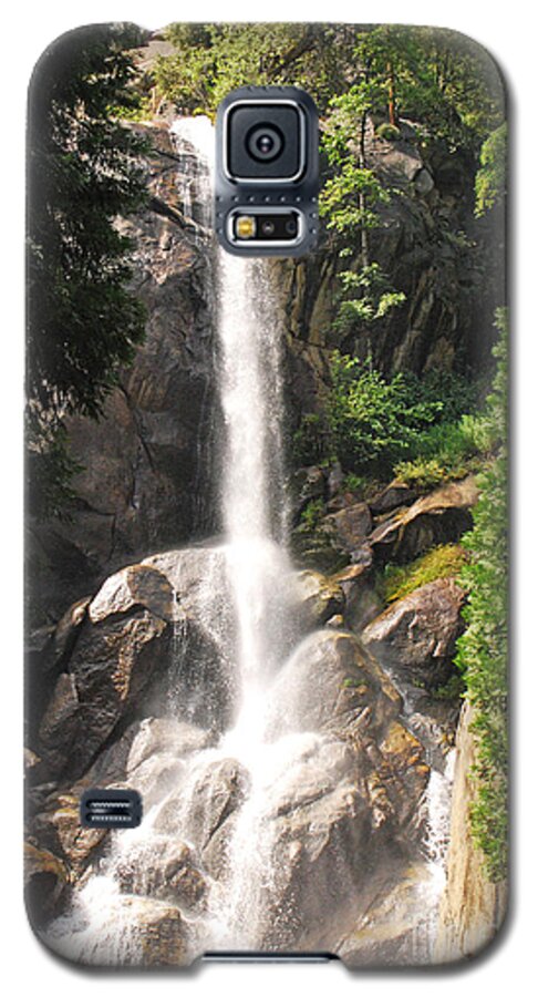 Landscape Galaxy S5 Case featuring the photograph Grizzly Falls by Mary Carol Story