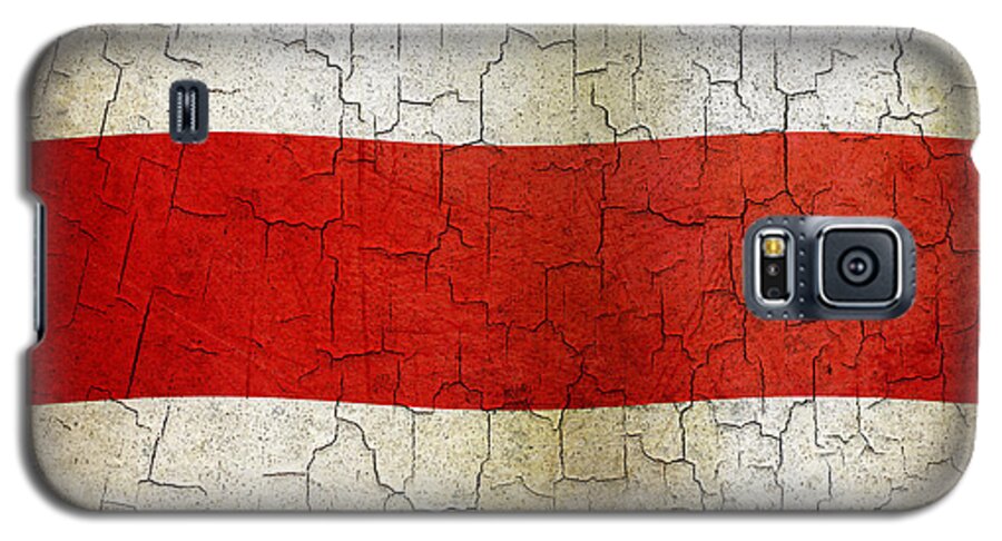 Aged Galaxy S5 Case featuring the digital art Grunge Costa Rica flag by Steve Ball