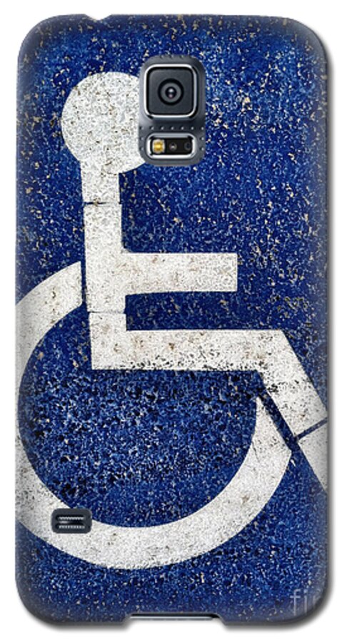 Access Galaxy S5 Case featuring the photograph Handicapped Symbol by Bryan Mullennix