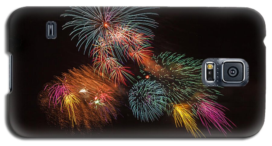 Boston Galaxy S5 Case featuring the photograph Happy Technicolor 4th of July by Sylvia J Zarco