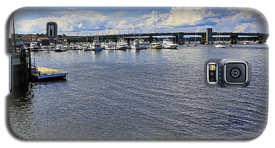 5d Mark Iii Galaxy S5 Case featuring the photograph Harbor at Newburyport MA 3 by John Hoey