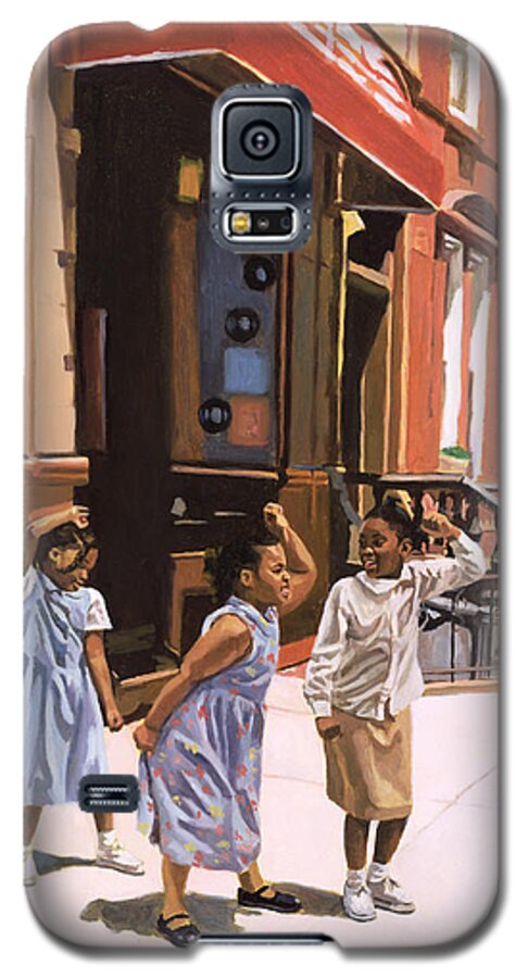 Children Galaxy S5 Case featuring the painting Harlem Jig by Colin Bootman