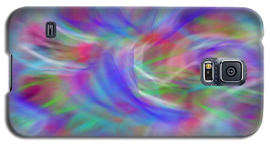 Abstract Galaxy S5 Case featuring the digital art Hey Babe by Gayle Price Thomas