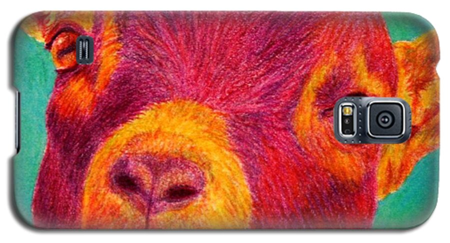 Goat Galaxy S5 Case featuring the drawing Hey Kid by Ann Ranlett