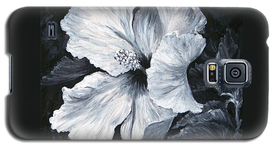 Hibiscus Galaxy S5 Case featuring the painting Hibiscus 1 by Deborah Smith