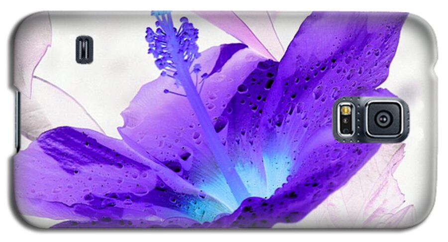 Hibiscus Galaxy S5 Case featuring the photograph Hibiscus - After The Rain - PhotoPower 754 by Pamela Critchlow