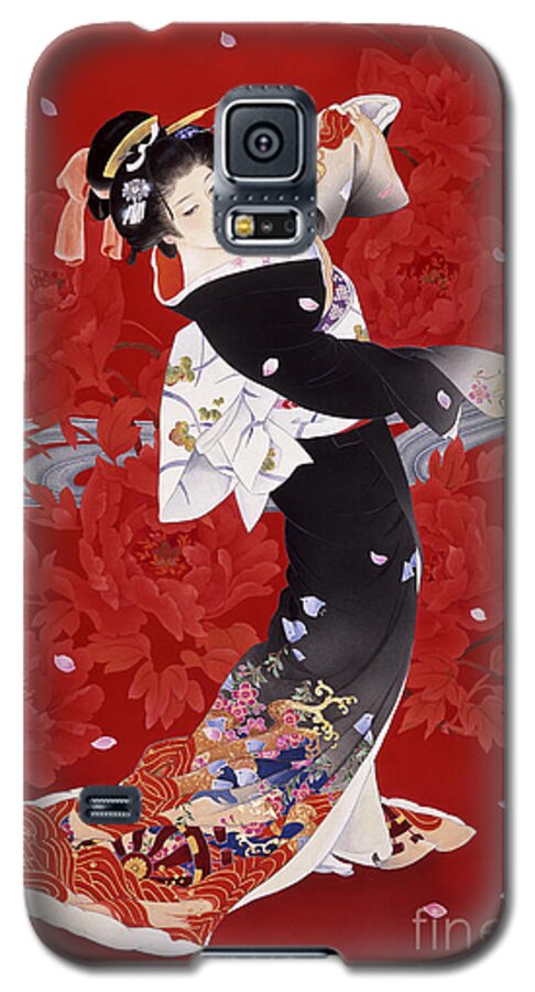 Haruyo Morita Galaxy S5 Case featuring the digital art Hien by MGL Meiklejohn Graphics Licensing