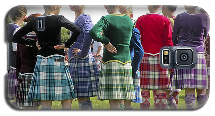 Dornoch Galaxy S5 Case featuring the photograph Highland Dancers Scotland by Sally Ross