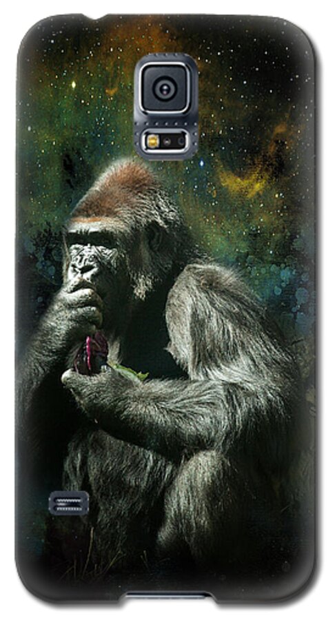 Gorilla Galaxy S5 Case featuring the photograph Hmmmm by James Bethanis