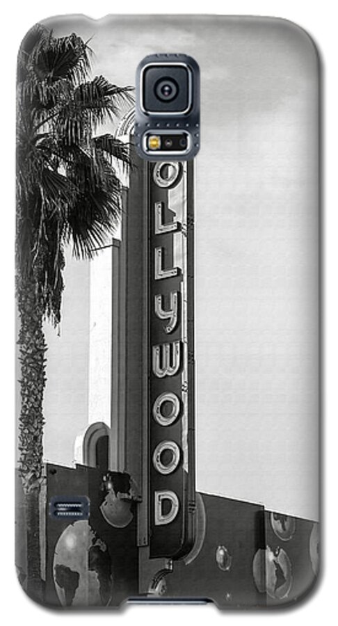 Hollywood Theater Galaxy S5 Case featuring the photograph Hollywood Landmarks - Hollywood Theater by Art Block Collections