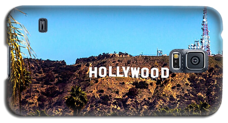 Hollywood Sign Galaxy S5 Case featuring the photograph Hollywood Sign by Az Jackson