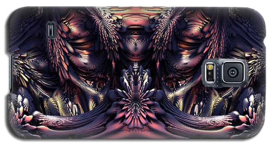 Giger Galaxy S5 Case featuring the digital art Homage to Giger by Lyle Hatch