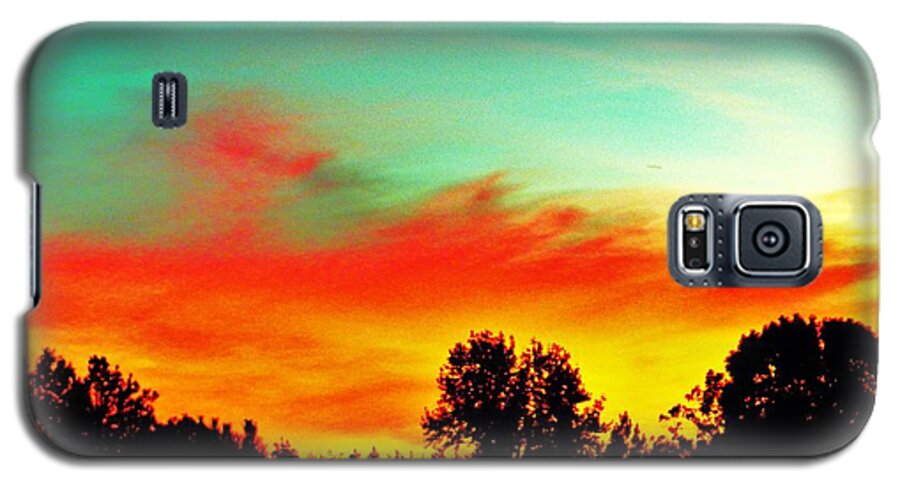 Virginia Sky At Dusk Galaxy S5 Case featuring the photograph Home at dusk 2 by Robin Coaker