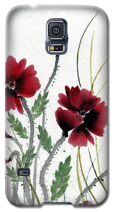 Chinese Brush Painting Galaxy S5 Case featuring the painting Honor by Bill Searle
