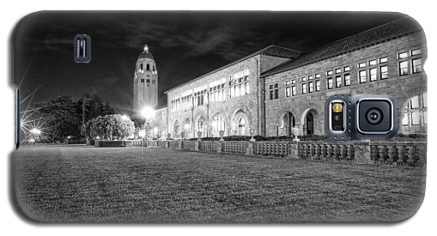 California Galaxy S5 Case featuring the photograph Hoover Tower Stanford University Monochrome by Scott McGuire