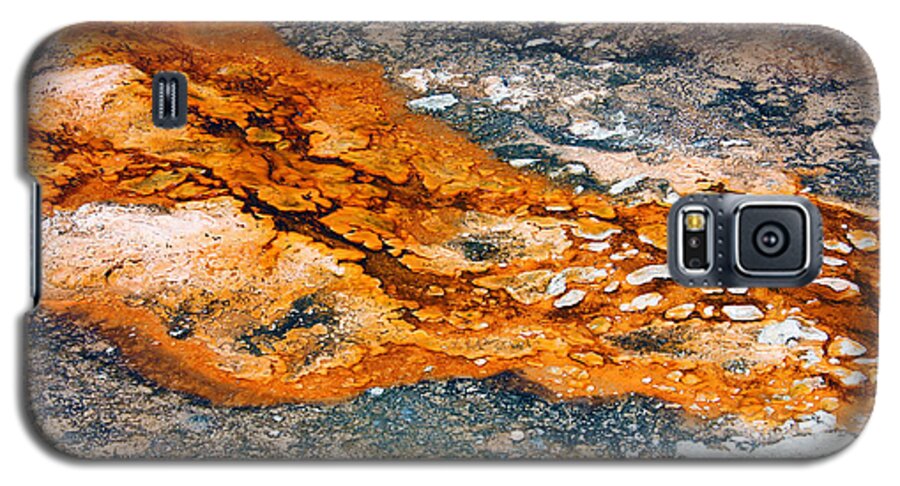 Minerals Galaxy S5 Case featuring the photograph Hot Springs Mineral Flow by Josh Bryant