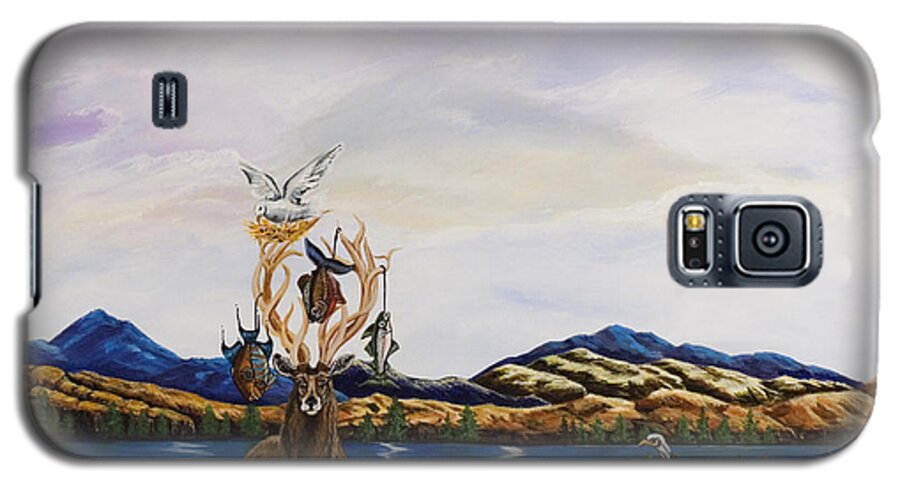 Susan Culver Fine Art Prints Galaxy S5 Case featuring the painting Hunters Karma by Susan Culver