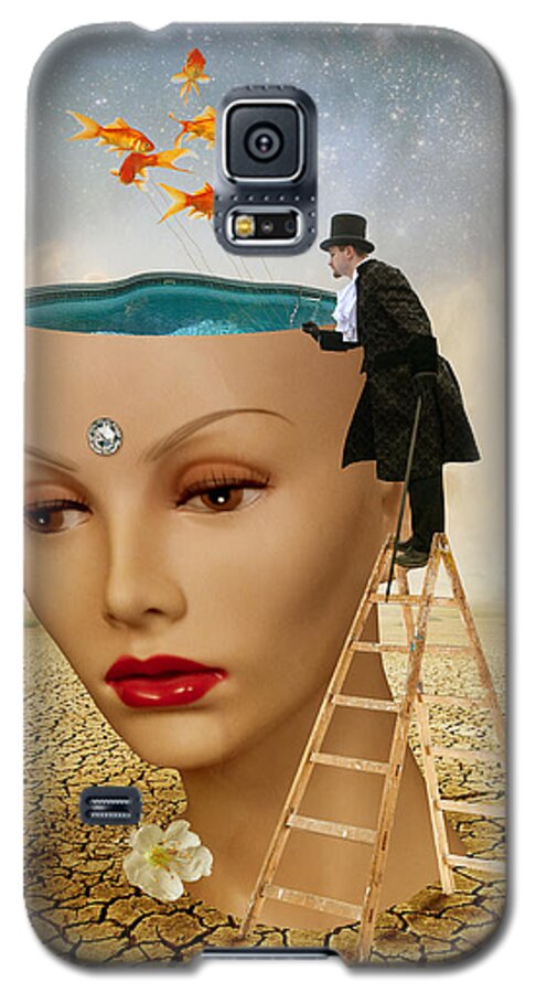 Digital Art Galaxy S5 Case featuring the photograph I Want To Look Inside Your Head by Juli Scalzi
