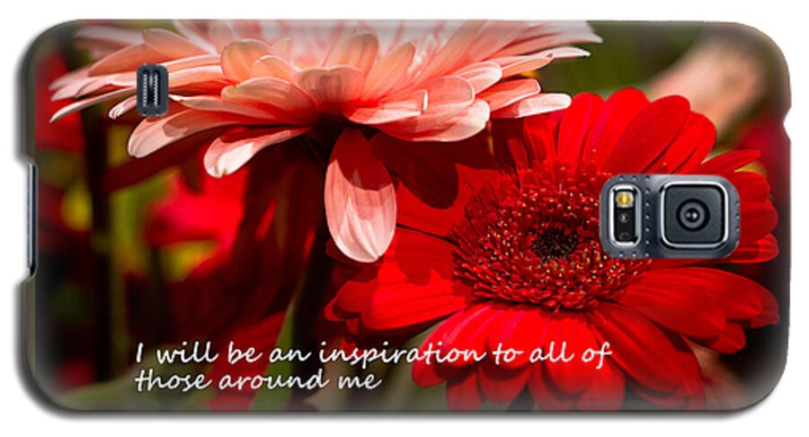 Floral Galaxy S5 Case featuring the photograph I Will Be An Inspiration by Patrice Zinck