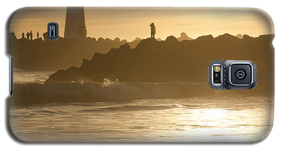 The Santa Cruz Harbor Lighthouse Galaxy S5 Case featuring the photograph I Will Wait for You Forever by Artist and Photographer Laura Wrede