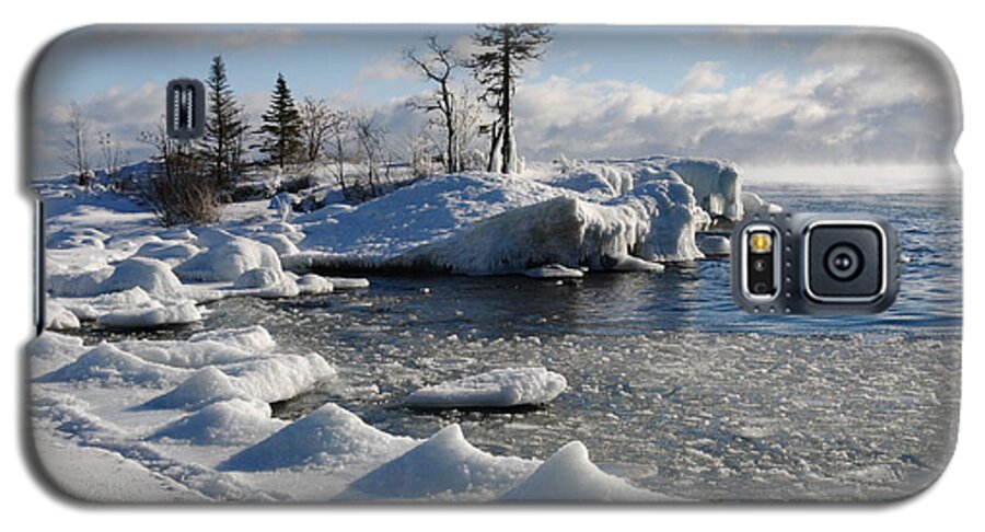 Lake Superior Galaxy S5 Case featuring the photograph Ice Cold by Sandra Updyke