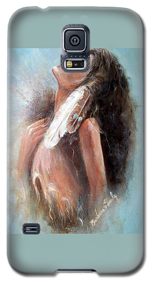 Indian Princess Galaxy S5 Case featuring the painting Indian Princess by Barbara Lemley