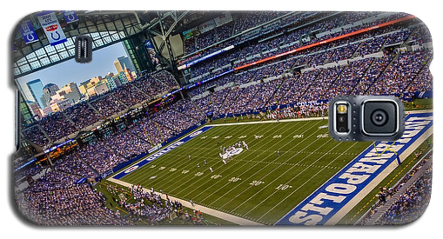 Indiana Galaxy S5 Case featuring the photograph Indianapolis and the Colts by Ron Pate