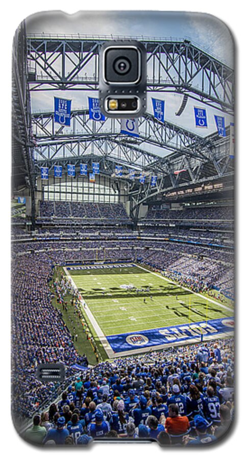 Indiana Galaxy S5 Case featuring the photograph Indianapolis Colts Lucas Oil Stadium 106 by David Haskett II