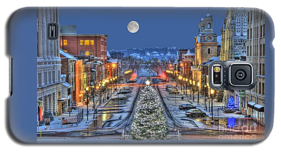 Christmas Galaxy S5 Case featuring the photograph It's Christmas Time In The City by Geoff Crego