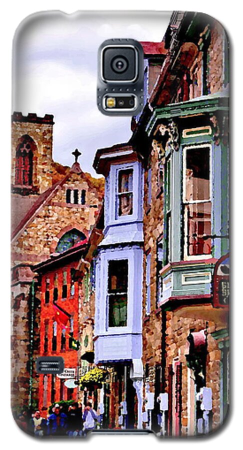 Jim Thorpe Pa Galaxy S5 Case featuring the photograph Jim Thorpe PA Stone Row by Jacqueline M Lewis