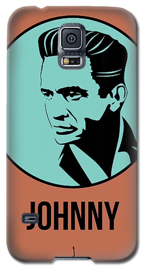 Music Galaxy S5 Case featuring the digital art Johnny Poster 1 by Naxart Studio
