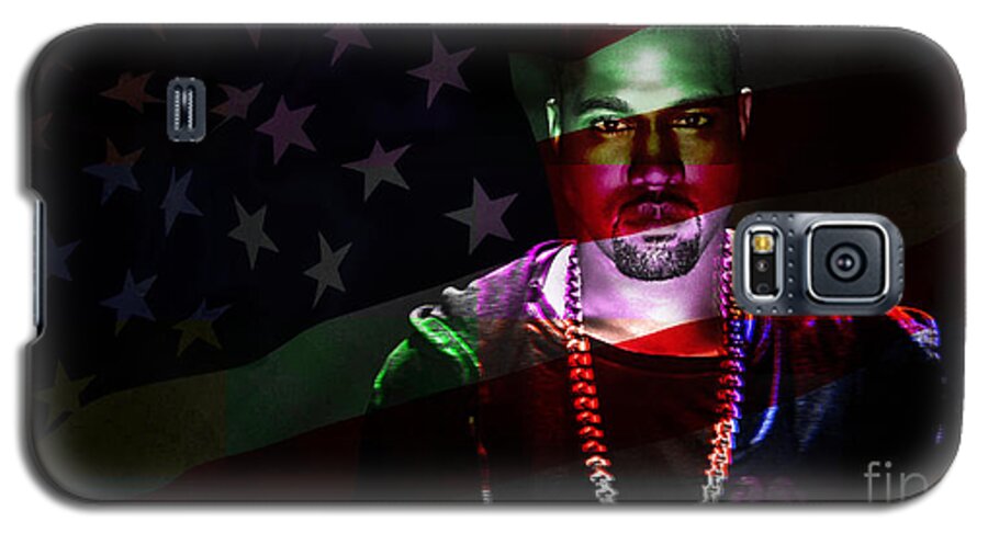 Kanye West Digital Art Galaxy S5 Case featuring the mixed media Kanye West by Marvin Blaine