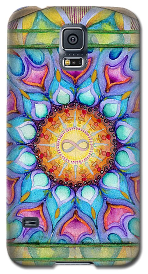 Mandala Galaxy S5 Case featuring the painting Kindness Mandala by Jo Thomas Blaine