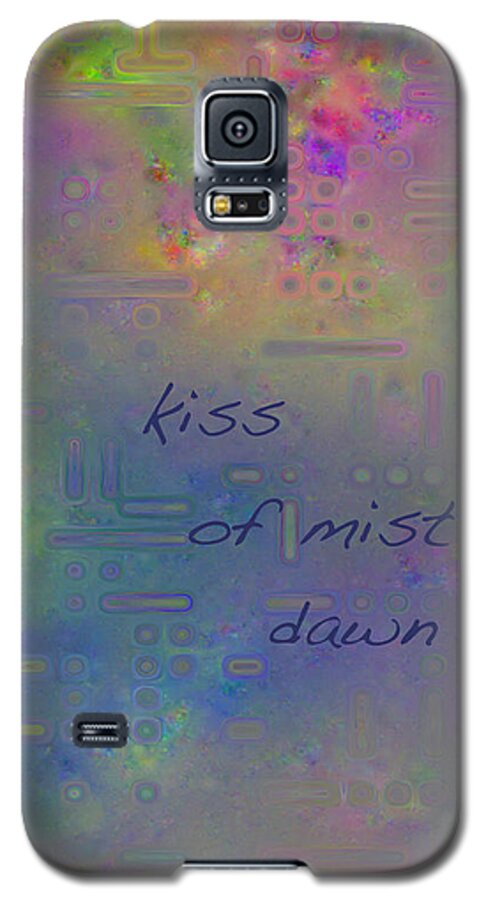 Haiga Galaxy S5 Case featuring the digital art Kiss of Mist Haiga by Judi Suni Hall