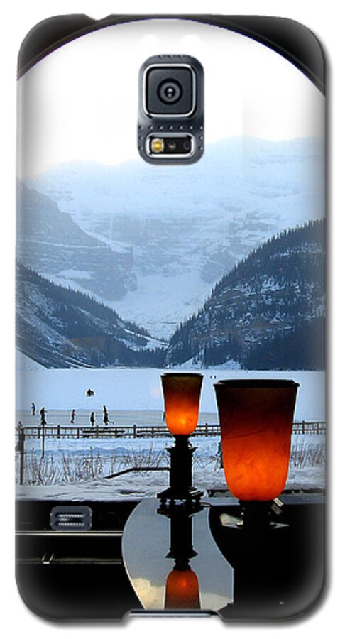 Chateau Lake Louise Galaxy S5 Case featuring the photograph Lake Louise by Pat Moore