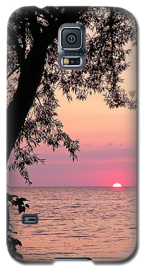 Sunset Galaxy S5 Case featuring the photograph Lake Sunset #1 by Aimee L Maher ALM GALLERY