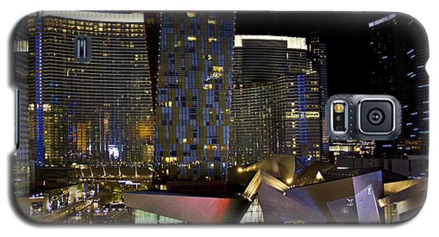 Buildings Galaxy S5 Case featuring the photograph Las Vegas City Center by Jim Moss