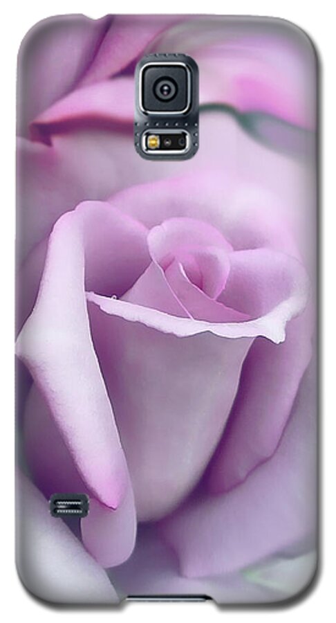 Rose Galaxy S5 Case featuring the photograph Lavender Rose Flower Portrait by Jennie Marie Schell
