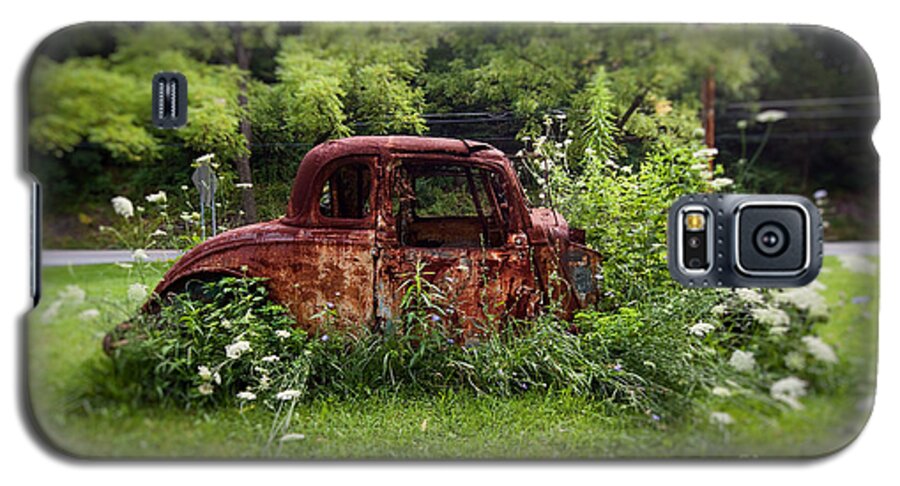 Rust Galaxy S5 Case featuring the photograph Lawn Ornament by Rick Kuperberg Sr