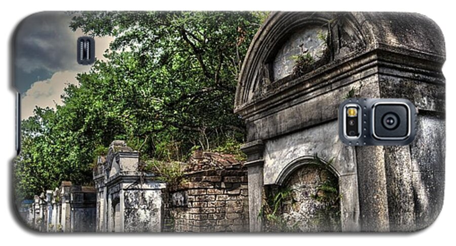 New Orleans Galaxy S5 Case featuring the photograph Layfayette Cemetery New Orleans by Timothy Lowry