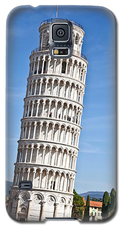 Leaning Tower Of Pisa Galaxy S5 Case featuring the photograph Leaning Tower of Pisa by Liz Leyden