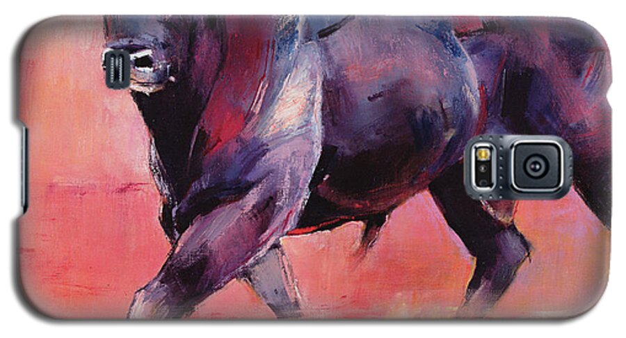 Bull Galaxy S5 Case featuring the painting Levantado by Mark Adlington