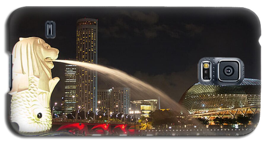 Asia Galaxy S5 Case featuring the photograph Lion City by Agnes Caruso